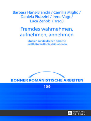 cover image of Fremdes wahrnehmen, aufnehmen, annehmen